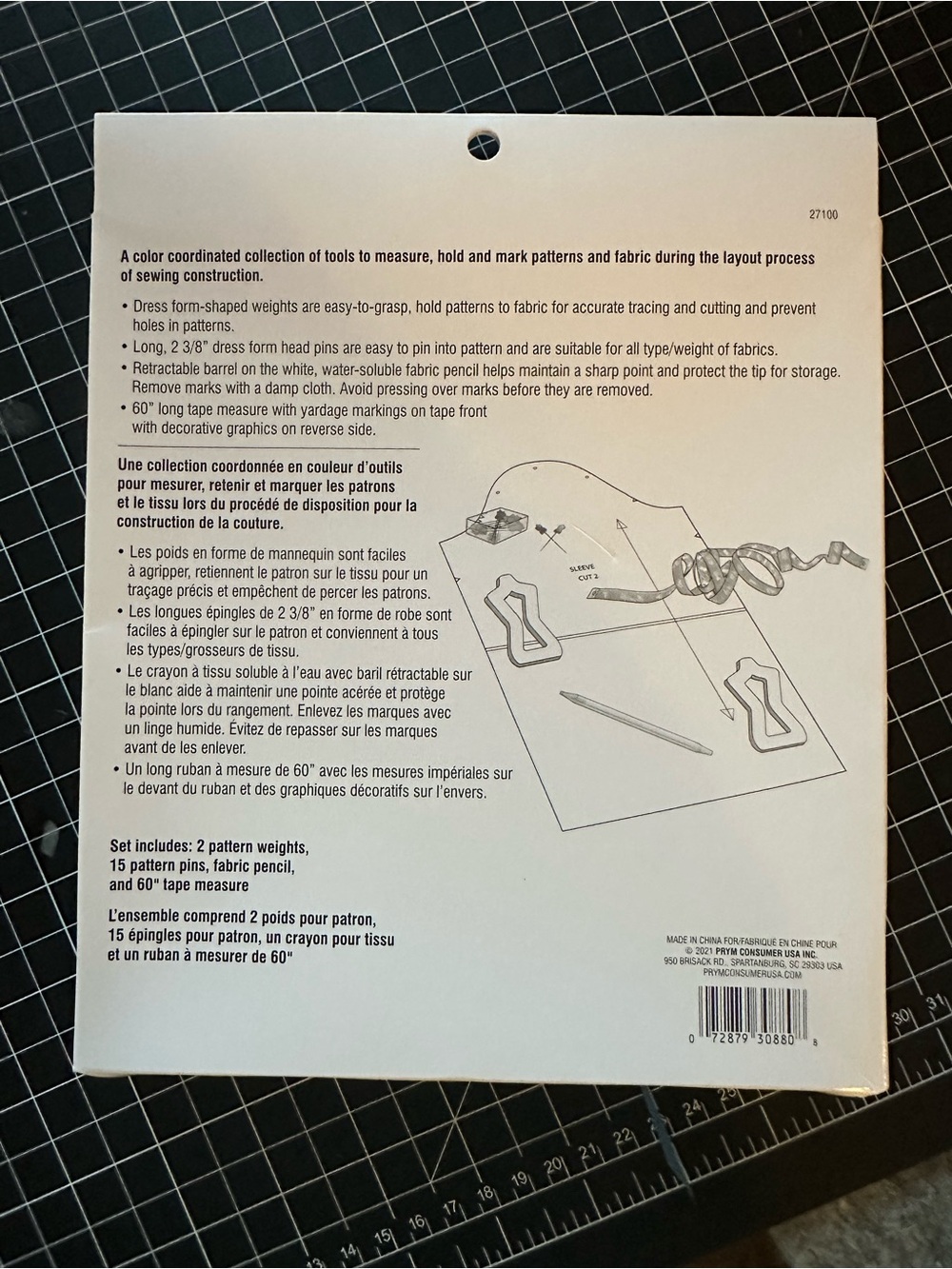 Dritz Pattern Layout Tool Set NIB - Picture 2 of 2